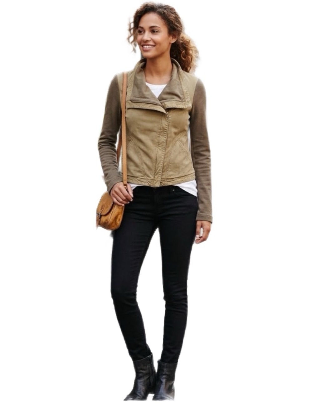 Marrakech by Anthropologie Faravel Moto Jacket Size S